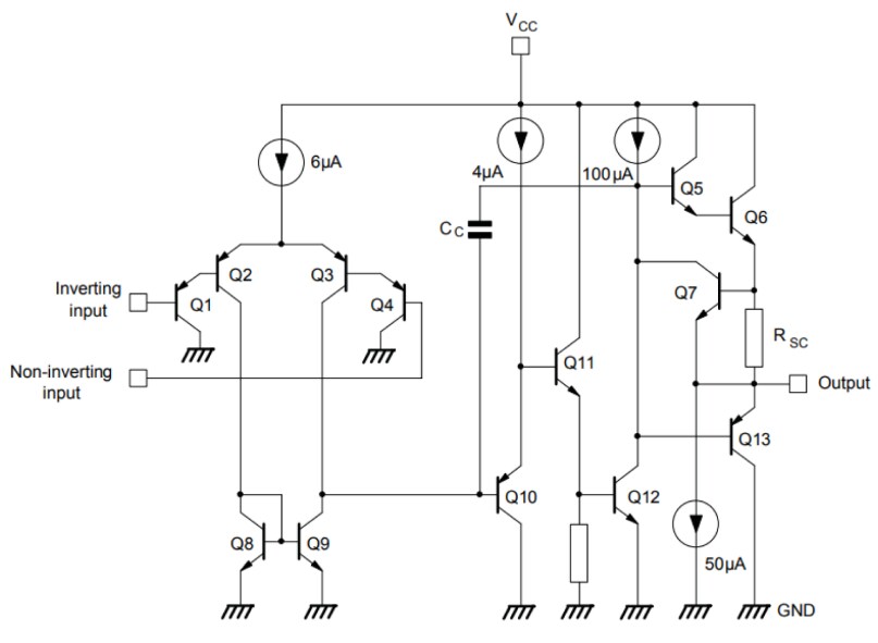Schematic - STMicroelectronics LM2902B Low-Power Quad Operational Amplifiers